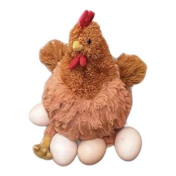Simulated hen doll funny chicken doll children plush toy birthday gift creative pillow cute trumpet