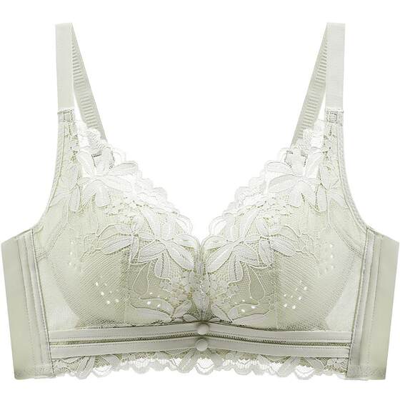 Underwear Women's Thin Large Breast Showing Small Breast Hole Hole Cup Bra