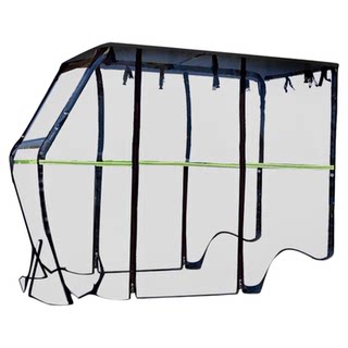 电动三轮车车棚雨帘车小巴士电动车篷全透明围帘防风保暖加厚双层