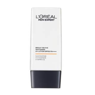 欧莱雅男士耀白防晒霜防晒乳防紫外线隔离霜美白防晒黑清爽不油腻