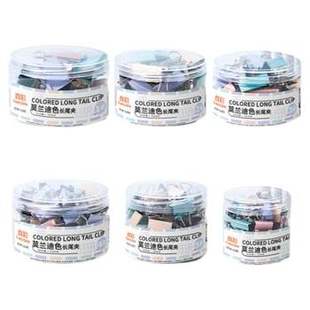 True color color binder clip small ticket document test paper