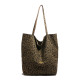 Mariya Commuter Leopard Canvas Prep Tote Bag