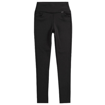 ໂສ້ງສີຂາວແອວສູງບວກກັບ leggings ຂະຫນາດສໍາລັບແມ່ອາຍຸກາງ