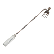 New Qingming weeding theorizer Home Seed Vegetable Digging Weed Tool Four Teeth Hook Multifunction Hoe Grass Stainless Steel Harrowing