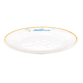 Metamine imitation porcelain plate commercial disc hotel restaurant tableware creative restaurant dish artistic conception dish dish cold dish plate