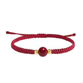 2024 zodiac year red rope bracelet women's lucky bead bracelet