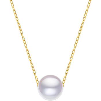 Demi jewelry shuoyao 5-8mm seawater akoya pearl necklace single passepartout clavicle neck pendant for women