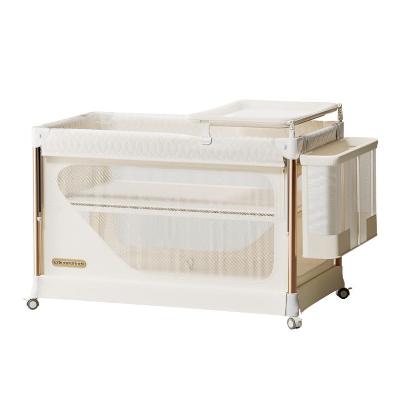 Kaman crib foldable removable spliced ​​large bed