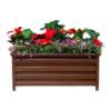 Large flower trough combination outdoor municipal villa aluminum flower box