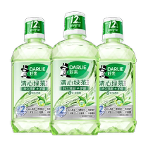 DDarlie Good to Black Mouthwash Effacer le thé vert clair 500ml * 3 réduction du tonus clair des bactéries douces et fraîches