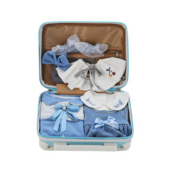 Baby gift box suit newborn clothes pure cotton supplies newborn birth baby full moon meets the gift high -end