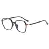 Anti-blue light glasses with large frames for eye protection can be equipped with myopia glasses