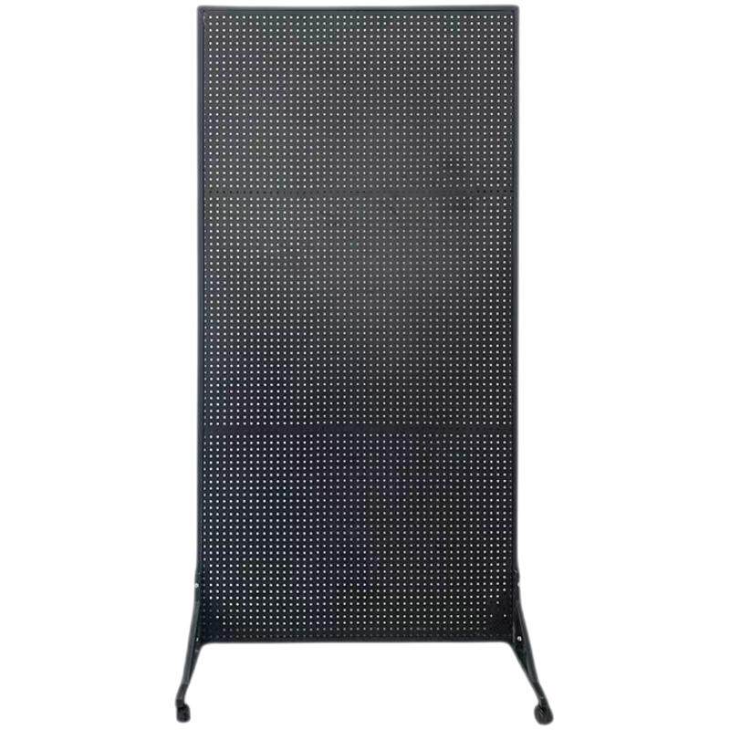Hole plate floor-standing shelf accessories socks exhibition movable display rack mobile accessories supermarket double-sided shelves