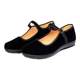 Children's black cloth shoes, ethnic dance shoes, chorus performance shoes for women