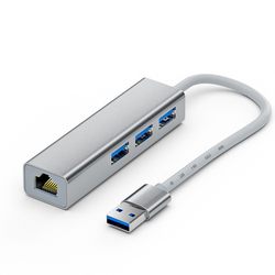 USB - 네트워크 케이블 인터페이스 유선 네트워크 카드 노트북 확장 도크 - 인터페이스 연결 Typec 기가비트 네트워크 광대역 변환 외부 외부 RJ45 데스크탑 3.0 이더넷 드라이버 없음