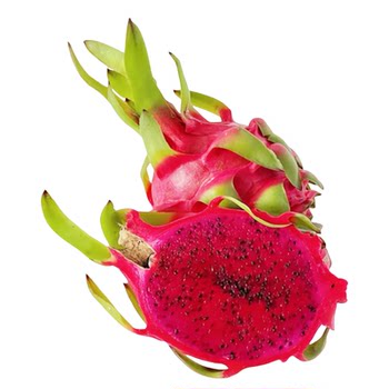 Authentic red dragon fruit, fresh, fragrant and juicy