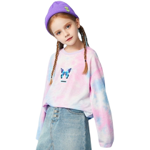 Vêtements de printemps de la jeune fille ASKjunior veste de manches longues CUHKs new suede shirt col rond étranger Vêtements pour enfants