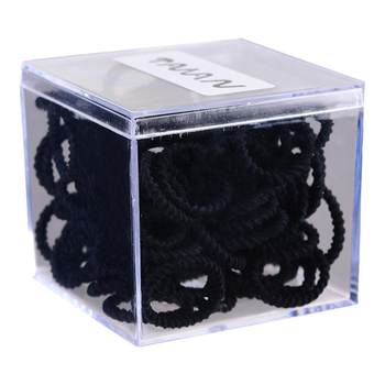 ເຊືອກຢາງຂະຫນາດນ້ອຍສີດໍາແມ່ຍິງມັດຜົມເດັກນ້ອຍ band hair band ຫນັງເດັກນ້ອຍປົກຫຸ້ມດ້ວຍປະລິມານຜົມຂະຫນາດນ້ອຍແລະເຊືອກຜົມບາງທີ່ບໍ່ທໍາຮ້າຍເສັ້ນຜົມສູງ elastic hair rope