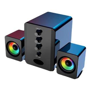 2.1 mini subwoofer technology black computer audio