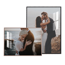 Stage photos photos customized crystal prints printed photo frames Korean ice sculptures Raphael Mina wedding photo studio