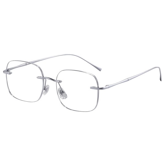 Déjame deslumbrar con las gafas sin montura del mismo estilo de Zhao Lusi