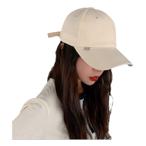 Duck Tongue Cap Woman Summer New Korean version with small currents Ins 100 lapped outdoor baseball cap Mens pure and smiling face tennis red
