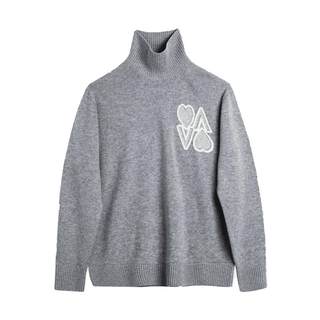 VICUTU/威可多男士毛衣秋冬季亲肤绵羊毛保暖高领针织衫羊绒衫