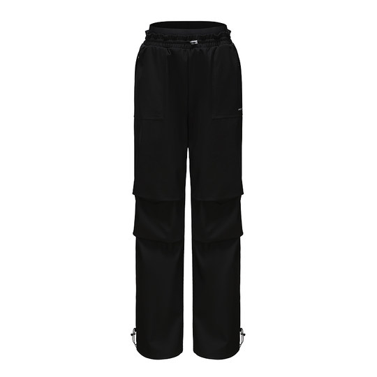 魔力薇薇双腰头冲锋软壳裤女户外秋冬新款防风防水加绒滑雪登山裤