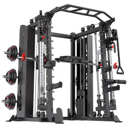 Multi-Functional Fitness Equipment: Smith Machine, Squat Rack, Bench Press Rack, Home Gym Equipment
