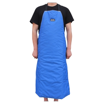 Jiahu low temperature resistant liquid nitrogen apron LNG gas station freezing apron thickened cold and antifreeze apron protective clothing