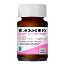 BLACKMORES 30 iron supplement tablets for pregnant women imported from Australia are mild and easy to absorb
