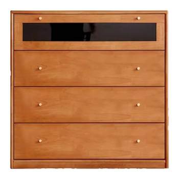 Solid wood chest of cabinets, bedroom bedside cabinets, vertical cabinets