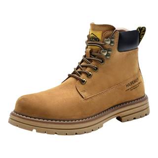 Botas martin para hombre, zapatos para caminar al aire libre, suela gruesa, ropa de trabajo resistente al desgaste
