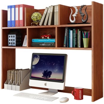 Student storage bookshelf on creative dormitory table