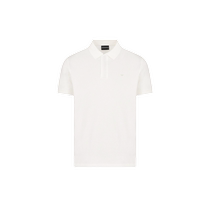 EMPORIO ARMANI Armani 2024 summer new mens cotton short-sleeved solid color business Polo shirt