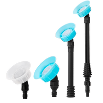 Car washing machine water gun nozzle high-pressure cleaning machine accessories nozzle wireless lithium battery spray pesticide watering cauliflower gun head spray