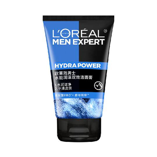 L'Oreal Men's Facial Cleanser Hidratante Limpiador de doble acción Hidratante y Refrescante