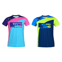 GEWO table tennis clothing for men and women quick-drying breathable sweat-absorbent table tennis clothing for men and women.