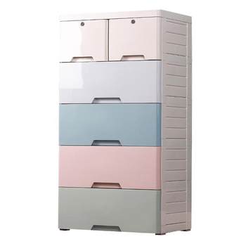 Shanyin thickened abs plastic storage artifact chest of cabinets