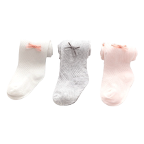 Bébés Bébés Chaussettes de fond Été Thin moustique Chaussettes Pure Cotton Summer Baby Even Pantyhose Big Pp Princess Silk Socks Mesh Socks