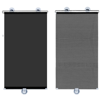 Windows shading roller shutters glass sunscreen free telescopic suction cup style summer kitchen windows shielded thermal insulation sunscreen