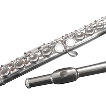  JAZZOR Jazz Long 16 Conga E key silver plated closed pore sculpted flute JZFL-204