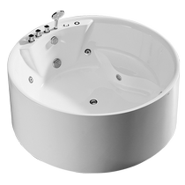 Langwhale Bathtub Acrylic Round Surf Massage Tank Home Bathroom Ordinary Bathtub Customized
