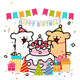 Line puppy theme decoration series electrostatic stickers