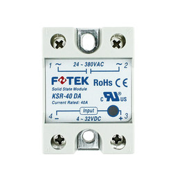 FOTEK Yangming 단상 솔리드 스테이트 릴레이 KSR-40DA 40DAE 10DA 25DA 50DA 75DA -H