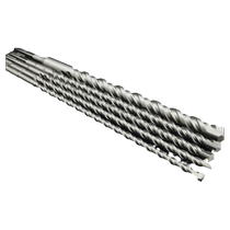 Impact drill bit with square and round shank 8 10 12 14 18 20 22 25 28 30 350mm through wall to drill cement