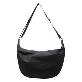 Nylon Commuting Large Capacity Shoulder Tote Bag Women's 2024 New Spring Relaxed Crossbody Bag Armpit Dumpling Bag