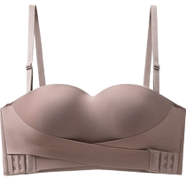 Strapless front-button underwear for women with small breasts anti-slip anti-sagging breast-retracting beautiful back anti-exposure bra