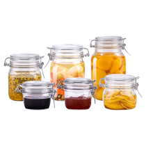 Bormioli imported storage jar storage jar rice bean honey lemon passion fruit jar jam sealed jar glass