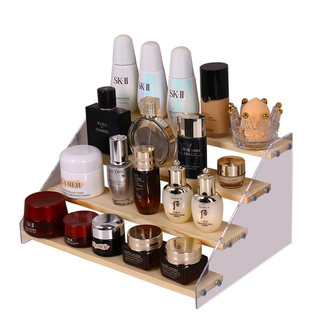 Wooden ladder storage rack